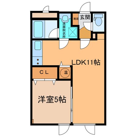 ラグ１６１Ｗの物件間取画像